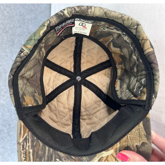 VTG Youngan sz L Thinsulate Advantage Camp Quilted Hat Hunting Outdoor Winter - Picture 3 of 7